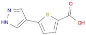 2-Thiophenecarboxylic acid, 5-(1H-pyrazol-4-yl)-