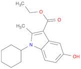 1H-Indole-3-carboxylic acid, 1-cyclohexyl-5-hydroxy-2-methyl-, ethyl ester