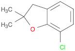 Benzofuran, 7-chloro-2,3-dihydro-2,2-dimethyl-