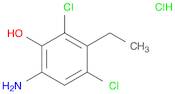 Phenol, 6-amino-2,4-dichloro-3-ethyl-, hydrochloride (1:1)