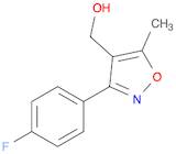 4-Isoxazolemethanol, 3-(4-fluorophenyl)-5-methyl-