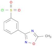 Benzenesulfonyl chloride, 3-(5-methyl-1,2,4-oxadiazol-3-yl)-