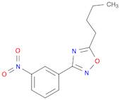 1,2,4-Oxadiazole, 5-butyl-3-(3-nitrophenyl)-