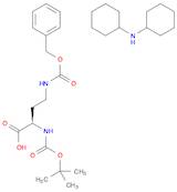 Butanoic acid, 2-[[(1,1-dimethylethoxy)carbonyl]amino]-4-[[(phenylmethoxy)carbonyl]amino]-, (R)-, compd. with N-cyclohexylcyclohexanamine (1:1) (9CI)