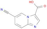 Imidazo[1,2-a]pyridine-3-carboxylic acid, 6-cyano-