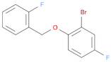Benzene, 2-bromo-4-fluoro-1-[(2-fluorophenyl)methoxy]-