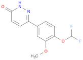 3(2H)-Pyridazinone, 6-[4-(difluoromethoxy)-3-methoxyphenyl]-