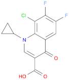 3-Quinolinecarboxylic acid, 8-chloro-1-cyclopropyl-6,7-difluoro-1,4-dihydro-4-oxo-