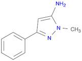 1H-Pyrazol-5-amine, 1-methyl-3-phenyl-