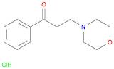 1-Propanone, 3-(4-morpholinyl)-1-phenyl-, hydrochloride (1:1)