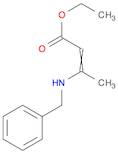 2-Butenoic acid, 3-[(phenylmethyl)amino]-, ethyl ester