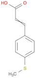 2-Propenoic acid, 3-[4-(methylthio)phenyl]-