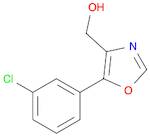 4-Oxazolemethanol, 5-(3-chlorophenyl)-