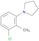 Pyrrolidine, 1-(3-chloro-2-methylphenyl)-