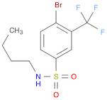 Benzenesulfonamide, 4-bromo-N-butyl-3-(trifluoromethyl)-