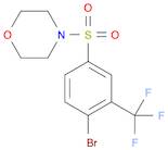 Morpholine, 4-[[4-bromo-3-(trifluoromethyl)phenyl]sulfonyl]-