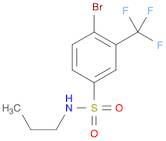 Benzenesulfonamide, 4-bromo-N-propyl-3-(trifluoromethyl)-