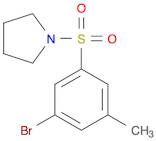 Pyrrolidine, 1-[(3-bromo-5-methylphenyl)sulfonyl]-