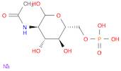D-Glucopyranose, 2-(acetylamino)-2-deoxy-, 6-(dihydrogen phosphate), disodium salt (9CI)