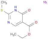 5-Pyrimidinecarboxylic acid, 1,6-dihydro-2-(methylthio)-6-oxo-, ethyl ester, sodium salt (1:1)