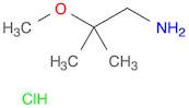 1-Propanamine, 2-methoxy-2-methyl-, hydrochloride (1:1)