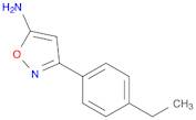 5-Isoxazolamine, 3-(4-ethylphenyl)-
