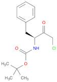 Carbamic acid, N-[(1S)-3-chloro-2-oxo-1-(phenylmethyl)propyl]-, 1,1-dimethylethyl ester