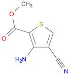2-Thiophenecarboxylic acid, 3-amino-4-cyano-, methyl ester