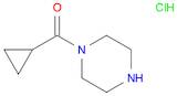 Methanone, cyclopropyl-1-piperazinyl-, hydrochloride (1:1)
