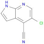 1H-Pyrrolo[2,3-b]pyridine-4-carbonitrile, 5-chloro-