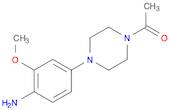 Ethanone, 1-[4-(4-amino-3-methoxyphenyl)-1-piperazinyl]-