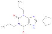 1H-Purine-2,6-dione, 8-cyclopentyl-3,9-dihydro-1,3-dipropyl-