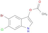 1H-Indol-3-ol, 5-bromo-6-chloro-, 3-acetate