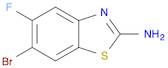 2-Benzothiazolamine, 6-bromo-5-fluoro-