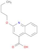 4-Quinolinecarboxylic acid, 2-butoxy-