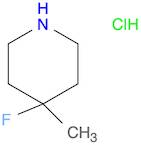 Piperidine, 4-fluoro-4-methyl-, hydrochloride (1:1)