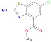 4-Benzothiazolecarboxylic acid, 2-amino-6-chloro-, methyl ester