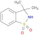 1,2-Benzisothiazole, 2,3-dihydro-3,3-dimethyl-, 1,1-dioxide