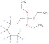 Silane, triethoxy(3,3,4,4,5,5,6,6,6-nonafluorohexyl)-