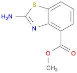 4-Benzothiazolecarboxylic acid, 2-amino-, methyl ester