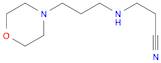 Propanenitrile, 3-[[3-(4-morpholinyl)propyl]amino]-