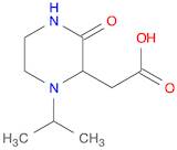2-Piperazineacetic acid, 1-(1-methylethyl)-3-oxo-
