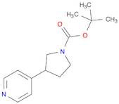 1-Pyrrolidinecarboxylic acid, 3-(4-pyridinyl)-, 1,1-diMethylethyl ester