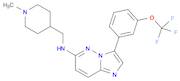 Imidazo[1,2-b]pyridazin-6-amine, N-[(1-methyl-4-piperidinyl)methyl]-3-[3-(trifluoromethoxy)phenyl]-