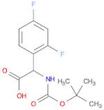 Benzeneacetic acid, α-[[(1,1-dimethylethoxy)carbonyl]amino]-2,4-difluoro-