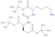 L-Glutamic acid, N-[[[(1S)-5-amino-1-[(1,1-dimethylethoxy)carbonyl]pentyl]amino]carbonyl]-, 1,5-bi…
