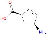 2-Cyclopentene-1-carboxylic acid, 4-amino-, (1R,4S)-rel-