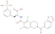 L-Phenylalanine, N-[[2-(6-benzofuranylcarbonyl)-5,7-dichloro-1,2,3,4-tetrahydro-6-isoquinolinyl]carbonyl]-3-(methylsulfonyl)-