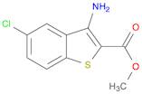 Benzo[b]thiophene-2-carboxylic acid, 3-amino-5-chloro-, methyl ester