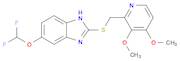1H-Benzimidazole, 6-(difluoromethoxy)-2-[[(3,4-dimethoxy-2-pyridinyl)methyl]thio]-
